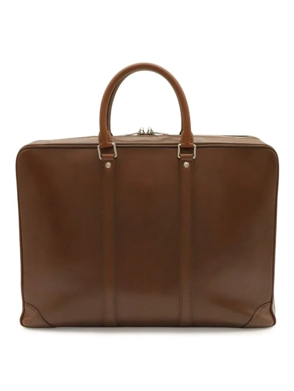Louis Vuitton Nomad Pdv Porte Documents Voyage Business Briefcase Leather Taba